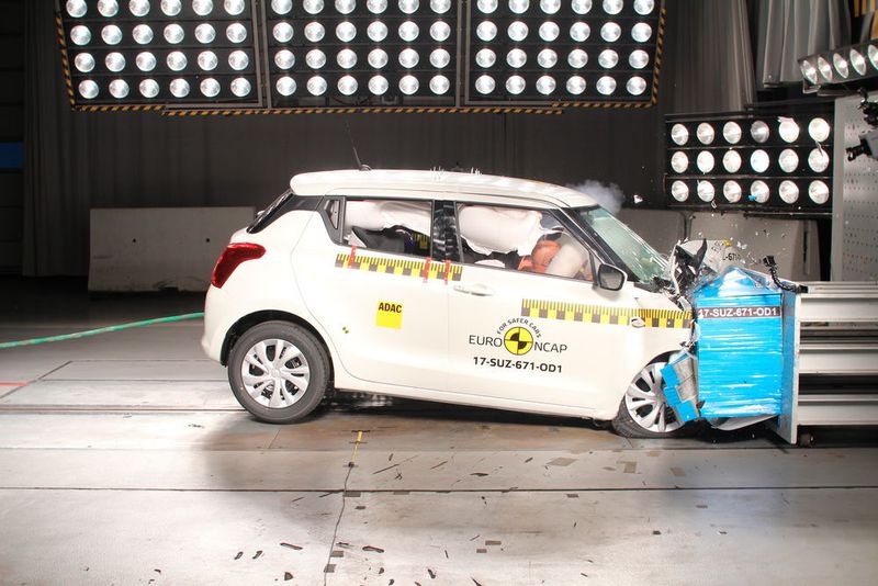 Vom Suzuki Swift kann man das nicht ganz behaupten. (Euro NCAP)