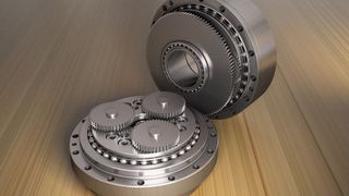 Die Präzisionsgetriebe von Nabtesco werden auch in der Holzbearbeitung eingesetzt, beispielsweise bei den luftgekühlten Fräsköpfen von HSD  (Bild: Nabtesco)