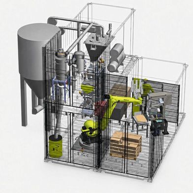 Das Anlagenkonzept verbindet schnelle Einsatzbereitschaft mit der Möglichkeit, Produktionskapazitäten flexibel aufzubauen und bei Bedarf zu erweitern.  (Bild: Greif-Velox)