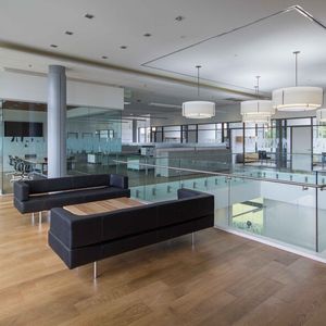 Das Innere des IKA-Firmensitzes in Wilmington mit neuem Showroom.