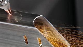 Ihre Weltpremiere erlebt die neue Rohrlasermaschine LT7 von BLM auf der Messe Tube in Düsseldorf. (AD FOTO Nadia Baldo Trento)