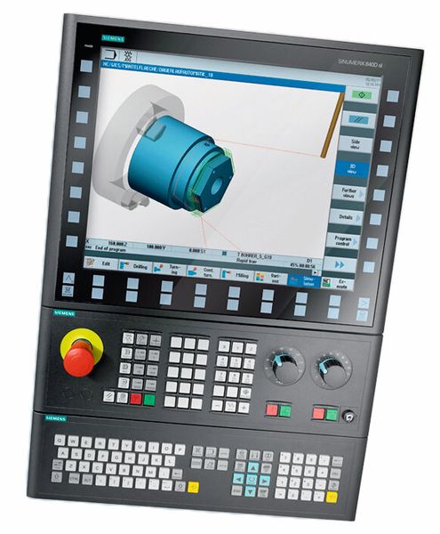 Die Steuerungsoberfläche Sinumerik Operate stellt sich gleichartig dar, egal ob es ums Drehen, Drehfräsen oder Fräsen geht. (Bild: Siemens)
