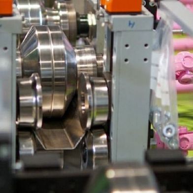 Magnesium during forming. (Image:TU Bergakademie Freiberg)