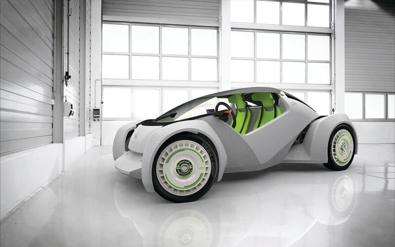 Der Strati ist das erste Elektroauto aus dem 3D-Drucker. (Bild: Local Motor)