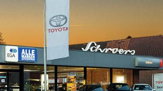 Das Mehrmarkenautohaus Schroers in Mönchengladbach. (Joachim Emmerich)