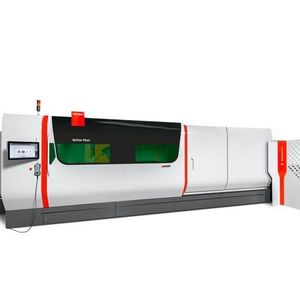 Laserschneiden im Grossformat: Neu ist beim Euroblech-Auftritt von Bystronic, dass es die Bystar Fiber jetzt auch im Format 4020 gibt. Für mehr Platz, mehr Teile und mehr Vielfalt, wie es heißt.