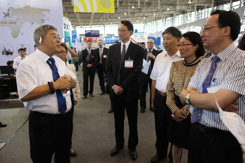 Auch hochrangige politische Delegationen kamen zur Messe. (Bild: AMB China)