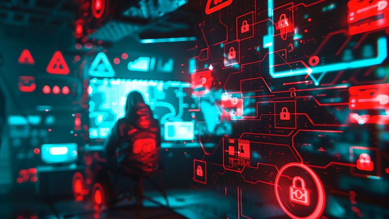 Viele öffentliche Einrichtungen sind für eine wirkungsvolle Cyberabwehr kaum gerüstet.(Bild: ©  Art_spiral - stock.adobe.com)
