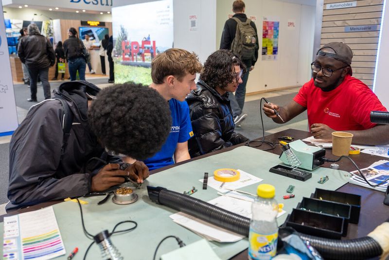 Vues du Salon des Métiers et de la Formation de Lausanne 2025 (Source : © Gabriel Lado)