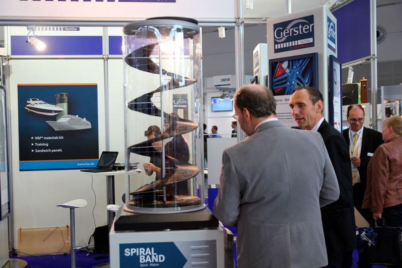 Impressionen von der Composites Europe 2015 in Stuttgart. Zum 10. Mal öffnete die Faserverbundwerkstoff-Messe ihre Tore und verzeichnete einen deutlichen Zuwachs an Ausstellern und Besuchern. (Bild: Königsreuther)