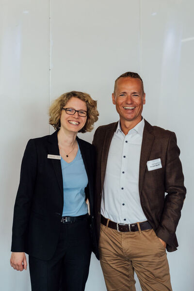 Stephanie Pelch (C&P) und Harald Bootz (dbc (deutschlands business-cloud))