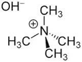 Abb. 4: Tetramethylammoniumhydroxid (TMAH) (Bild: Universität Mainz/Gerstel)