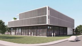 Die neue Firmenzentrale von Hofmann Automobile ist fertig: BMW- und Mini-Showrooms sowie Servicebereiche sind bereits geöffnet. Die Mitarbeiter beziehen gerade ihre neuen Büros im 2. und 3. Stock. (Bild: Hofmann Automobile)