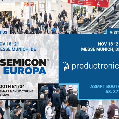 An seinen Ständen auf der Semicon Europa und der productronica zeigt Critical Manufacturing, wie die Fabrik der Zukunft als ein vernetztes System funktioniert. (Bild: Critical Manufacturing)