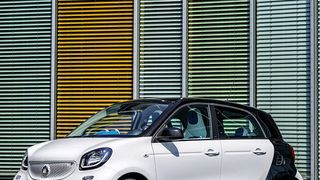 Der Smart Forfour setzt auf Heckantrieb. (Foto: Ampnet/Daimler)