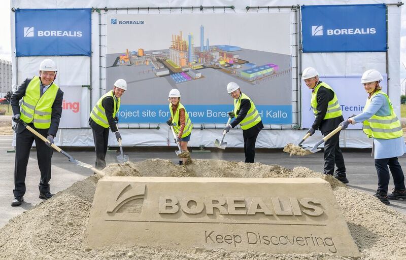 Borealis Executive Board with Alderman Annick De Ridder (middle) and Ambassador Elisabeth Kornfeind (right) (Borealis)