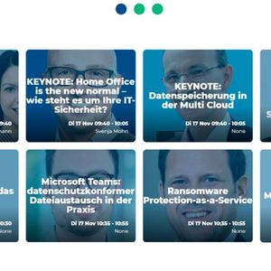 Die Agenda auf einen Blick(Bild:  Vogel IT-Medien)