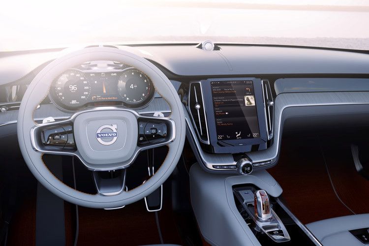 Volvo zeigt an dem Modell auch einen seriennahen Innenraum. (Foto: Volvo)