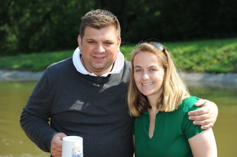 Obrad Cocic mit Karin Lackner, Ingram Micro (Hannes Magerstaedt)