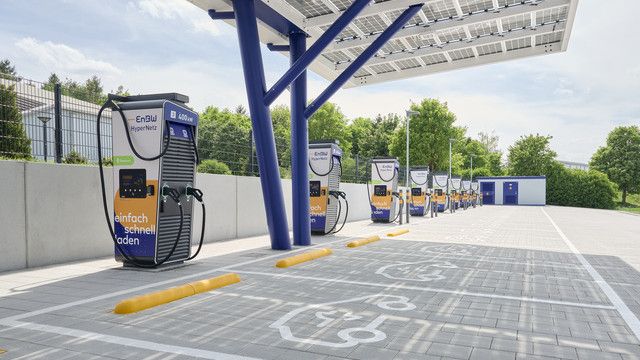Die Ladesäulen für E-Fahrzeuge in Deutschland sind kaum ausgelastet.(Bild:  EnBW)