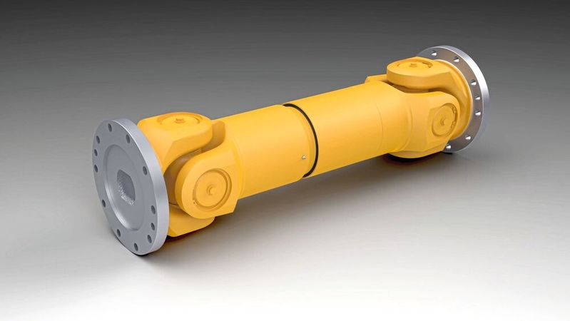 Mit der neuen Gelenkwellen-Baureihe 160 und seiner großen Gelenkwellen-Auswahl will Ringspann Kempf sich als Zulieferer für die Hersteller von Papierverarbeitungs- und Zerkleinerungsmaschinen sowie Entwickler von Antriebssystemen für Schiffbau, Bahn- und Energietechnik positionieren.(Bild:  Ringspann Kempf)