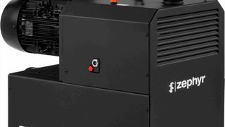 Klauen-Vakuumpumpe Zephyr C-VLR 501 mit Frequenzumrichter und einem Nennsaugvermögen von bis zu 600 m³/h (Bild: Gardner Denver Schopfheim GmbH,  Elmo Rietschle)