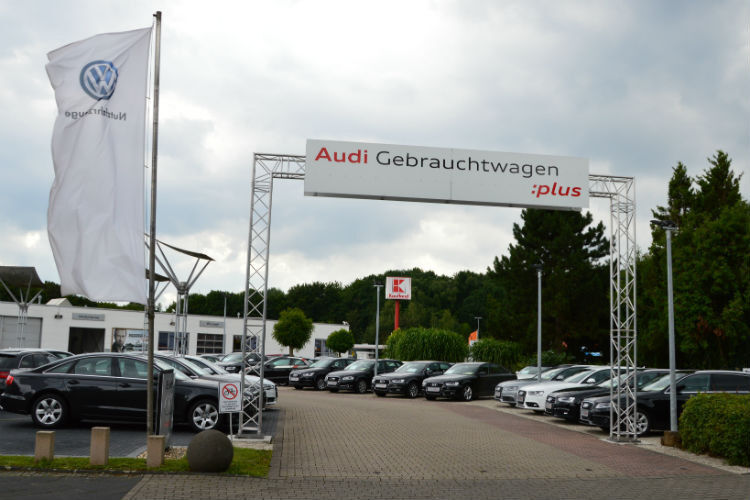 ... sowie für die „Audi Gebrauchtwagen plus“.  (Udo Schwickal)