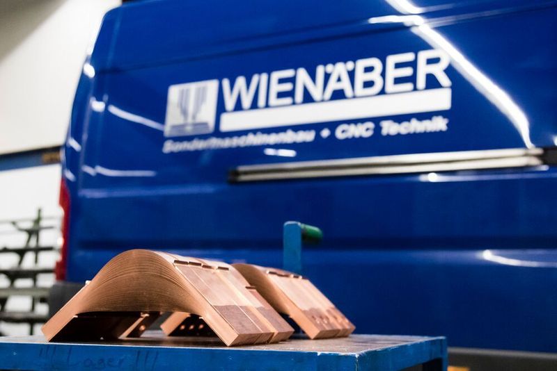 Lamellenbänder für Schweißwerkzeuge demonstrieren die technische Lösungskompetenz von Wienäber. (Tim Kleinwaechter)