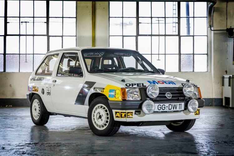 Ab 1984 wurde der ONS-Opel-Junior-Rally-Cup ausgeschrieben, bei dem auch der Corsa A zum Einsatz kam. 30 Teilnehmer gingen hier mit identischem Fahrzeugen an den Start. Am Ende entschied letzlich nur das fahrerische Können.  (Opel Automobile GmbH)