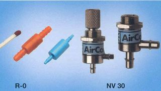 Der Betriebsdruckbereich der Drosseln liegt zwischen Vakuum und 12 bar.  (Bild: AirCom Pneumatic)