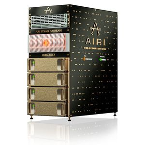Das AIRI-Rack von Nvidia und Pure Storage.
