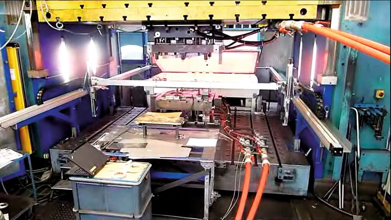 Auf dieser Anlage bei Schuler in Göppingen lief die Versuchsreihe mit dem Fokus Ofenerwärmung. (Bild: Schuler)