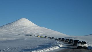 Die E-Autos wurden im Reichweitentest bei Minusgraden bewegt.  (Bild: NAF)