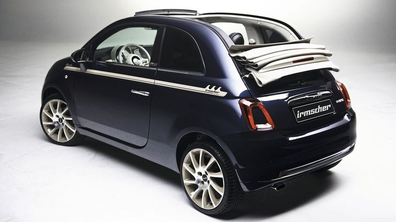 Der Stadtflitzer kommt unter anderem mit diamantgedrehten 17-Zoll-„Irmscher-Turbo-Star“-Rädern. (Bild: Stephan Horst)