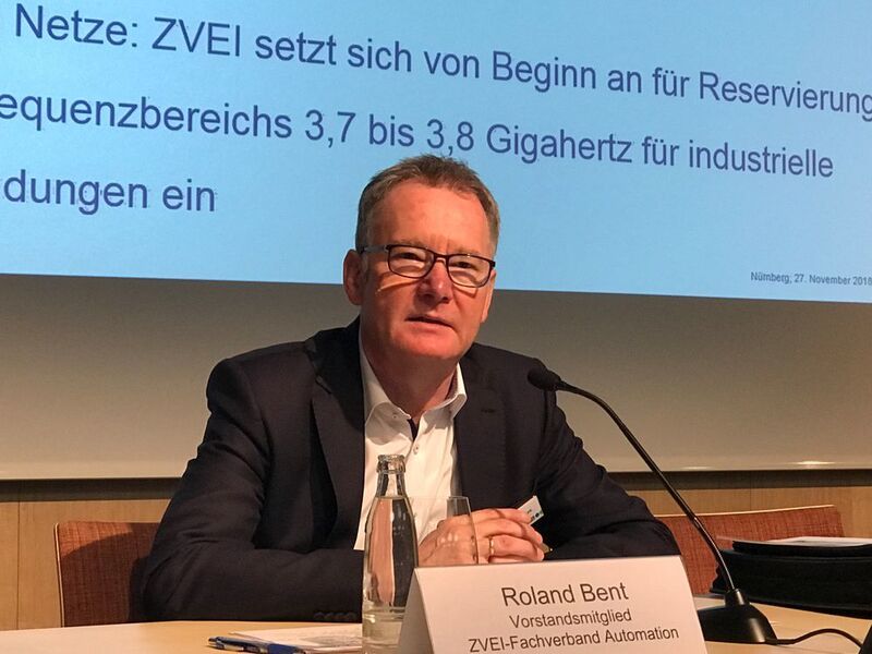 Roland Bent, Vorsitzender des ZVEI, zeigte sich zufrieden: „Die Anforderungen der Industrie hat der ZVEI erfolgreich in die 5G-Vergabe der Bundesnetzagentur eingebracht“.  (U. Drescher/konstruktionspraxis)
