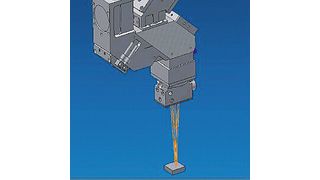 Der Seamsearchingobserver wird am Schweißkopf installiert und schaut durch die Kamera auf die Schweißnaht. (Bild: Plasmo)