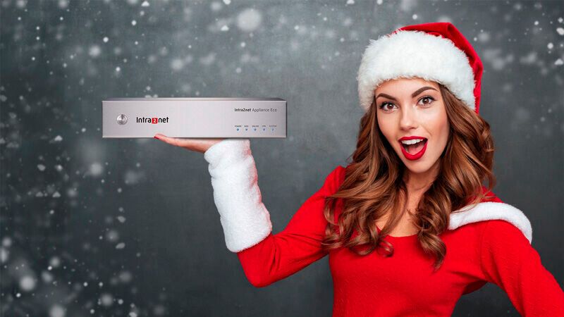 Intra2net hat auch dieses Jahr die traditionelle Weihnachtsaktion mit Also aufgesetzt.(Bild:  Intra2net.com / Dean Drobot/Shutterstock.com)