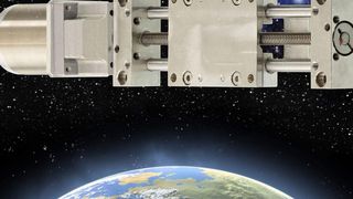 Auch in der Halbleiterfertigung oder Messtechnik selbst unter Vakuumbedingungen jederzeit in die richtige Position verfahren mit der Edelstahl-Spindellinearachse SLW-ESX-1040 und dem neuen NEMA 23-Vakuum-Schrittmotor mit Edelstahl-Gehäuse. (Bild: Igus)