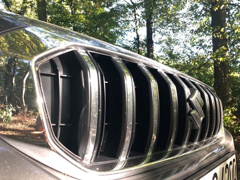 Auch den mächtigen Kühlergrill haben die Japaner mit reichlich Chrom aufpoliert.  (Jens Scheiner/Automobil Industrie)