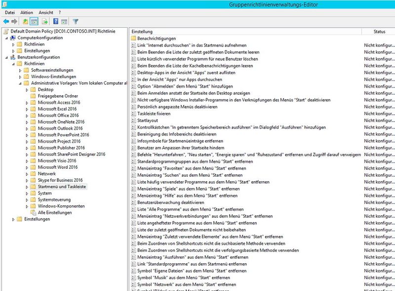 Für die Konfiguration der Oberfläche sollten sich Administratoren die Einstellungen bei 