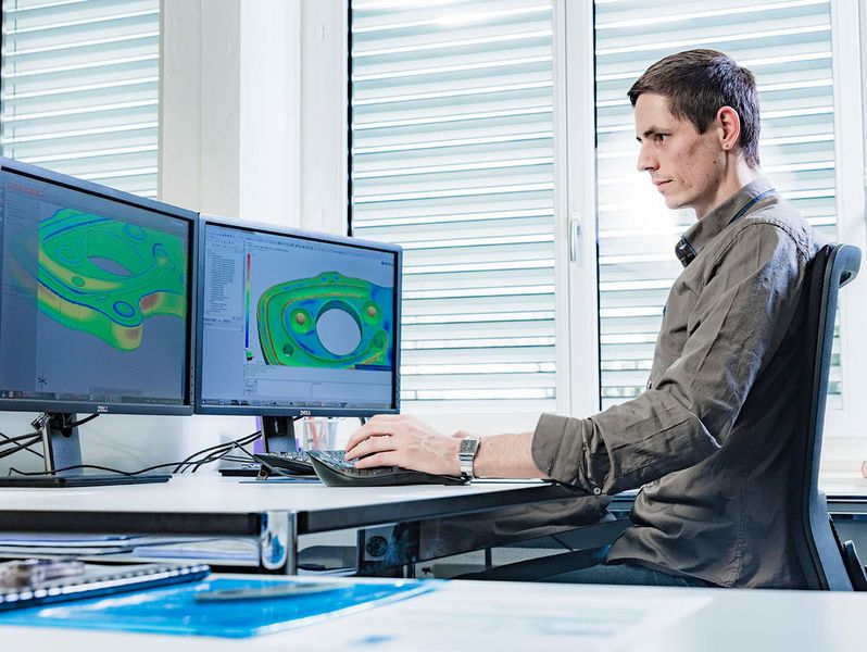 Simulation spielt mittlerweile beim Feinschneiden eine große Rolle. (Feintool)