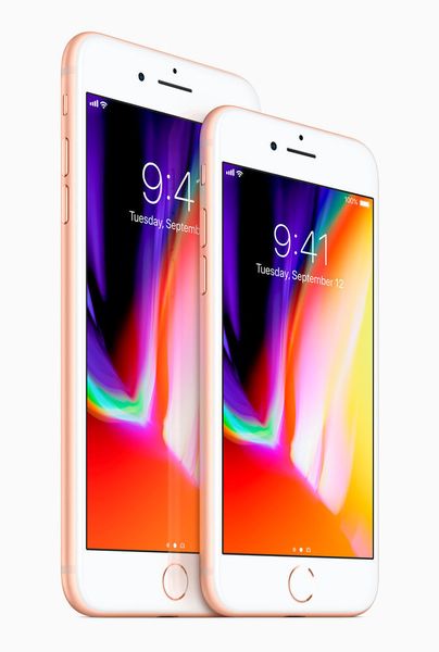 Das iPhone 8 ist 4,7 Zoll groß, das 8 Plus 5,5 Zoll. (Apple)