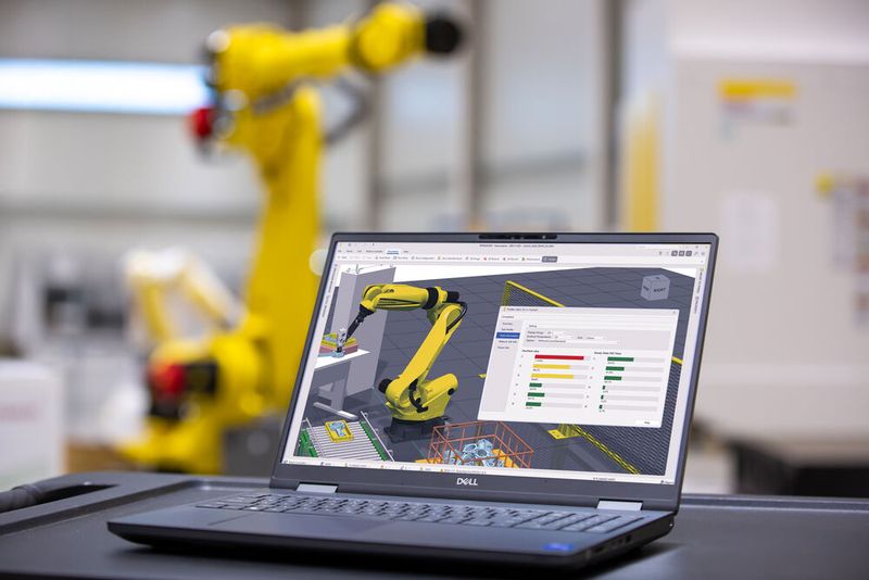 Le Fanuc ROBOGUIDE simulation software peut être intégré dans NVIDIA Isaac Sim. (Source : Sabino Parente)