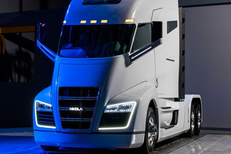 Die Nikola Motor Company verspricht 1.900 Kilometer Reichweite für die Zugmaschine. (Nikola Motor Company)