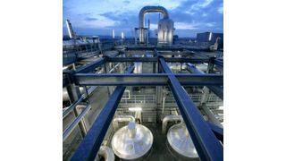 Bioethanolwerk von Crop Energies, Zeitz, Sachsen-Anhalt. Das Werk hat eine Produktionskapazität von 285.000 Tonnen/Jahr.  (Crop Energies)