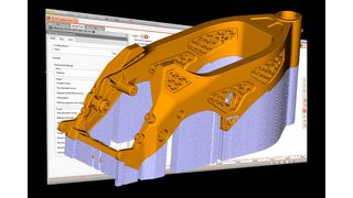 Coretechnologie (CT) weist darauf hin, dass man die 3D-Druck-Software 4D_Additive mit weiteren Anwendungsmöglichkeiten ausgestattet hat. Hier erfahren Sie genauer, was die neue Version 1.8 kann – etwa komplexe Gitterstrukturen erzeugen oder fehlerhafte Daten optimieren ... (Bild: CT)