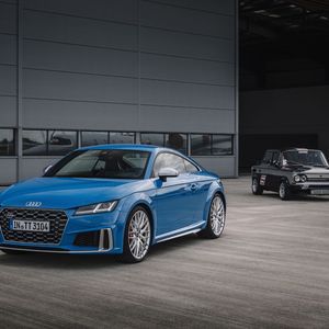 Der Neue und sein Ur-Vater: Audi TT und NSU Prinz TT. 
