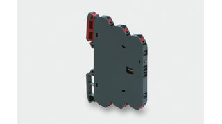 Mehrbereichs-Analogwandler von Lütze Transportation im nur 6,2 mm schmalen LCIS Rail-Gehäuse (Bild: Lütze Transportation )
