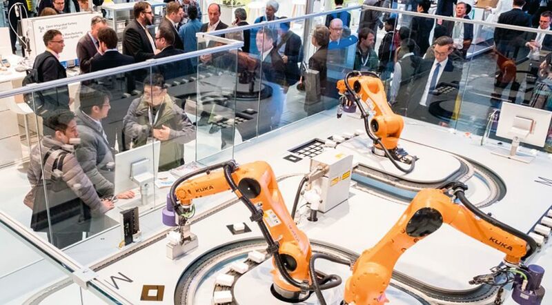 Les robots Kuka montreront leur savoir-faire lors de la grande foire de Hanovre 2018. (Foire de Hanovre)