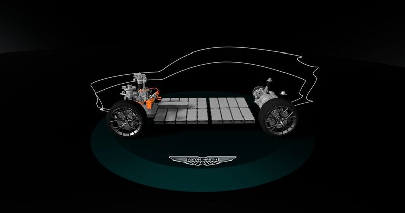 Für seine zukünftigen E-Autos hat Aston Martin bereits eine BEV-Plattform erdacht.(Bild:  Aston Martin)